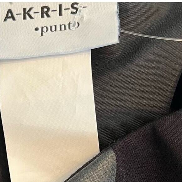 NWOT Akris Punto Lacquered Polka Dot Mini Black Skirt - Sz 12 - Picture 10 of 10